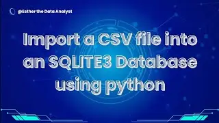 How to Import CSV file into an SQLITE Database using Python on your Mobile Phone