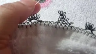 iğne oyası havlu kenarı