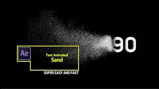 Sand Animation (no Plugins) - Tutorial After Effects
