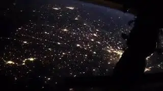 Ночь на высоте 400 км. над Землей.