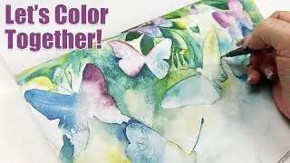 Reverse COLORING Book RELAXATION, Join Me LIVE