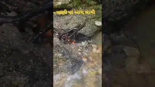 પાણી માં આગ લાગી😳🔥 
