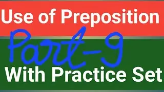 Preposition in English Grammar/Part of speech/Practice Set in English