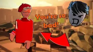 he RAGED because I was better... (Rec Room VR Paintball)