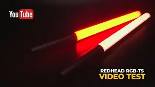 Redhead RGB-TS - Video a foto RGB LED trubicové světlo - světelný meč