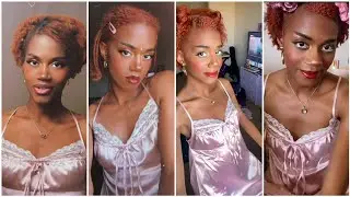 Satin dress & lingerie mantab cute girl