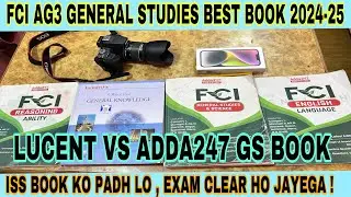 Best Book For FCI AG3 General Studies 2024-25 | Book list fci ag3 | gs for fci ag3 |