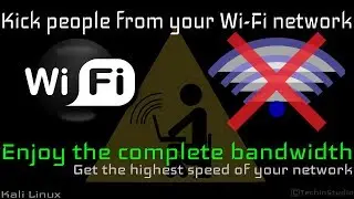 How to Kick out every Wi-Fi user and get the complete speed of Wi-Fi network Kali_Linux tutorial
