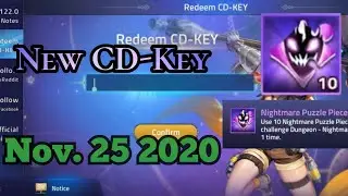 New CD-Key - Nov. 25, 2020 | MLA Gameplay