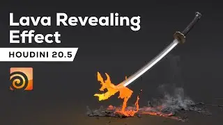 Lava Revealing Effect | Houdini Tutorial | +Project file