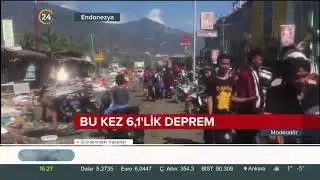 Bu kez 6,1'lik deprem