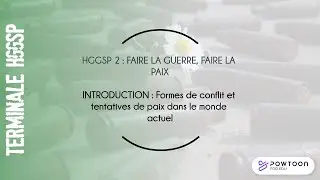 TERMINALE HGGSP : formes de conflits et tentatives de paix dans le monde actuel