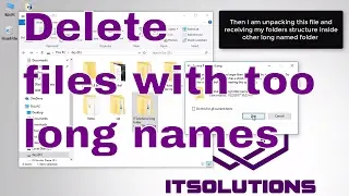 Windows - How to quickly delete files or folders with too long file names using cmd robocopy