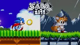 Sonic Skies - Sonic Fangame (SAGE 2018) - Gameplay Showcase