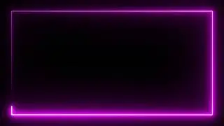 No Copyright Pink Neon Lights Frame Seamless Loop