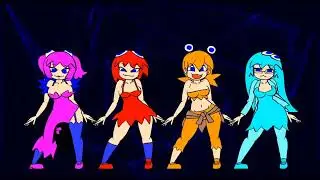 Minus8 Pacman Ghosts and Background
