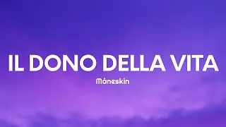 Måneskin - IL DONO DELLA VITA (Testo/Lyrics)