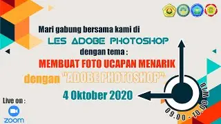 Les Adobe Photoshop : Membuat Foto Ucapan Menarik dengan 