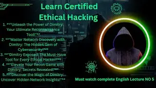 Certified Ethical Hacking/Dmitry Information Gathering Tool in English/ #subscribe #like #share #edu