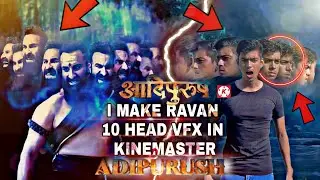 i make adipurush ravan vfx in kinemaster|| Adipurush vfx|| 