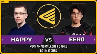 WC3 - [UD] Happy vs Eer0 [UD] - Bo1 Match - W3Champions Ladder Games