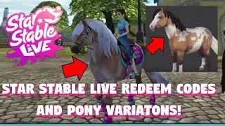 NEW STAR STABLE LIVE REDEEM CODES AND PONY VARIATION! 😱