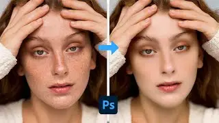 High- End Skin Retouching in Photoshop I Face Smooth in Photoshop