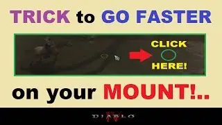 TRICK to ~GO FASTER~ on your *MOUNT* in Diablo 4!.. (Tips & Tricks for New Players in Diablo IV)