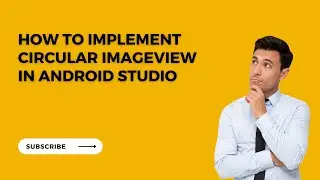 Circular Image view in android studio | #android studio 😍