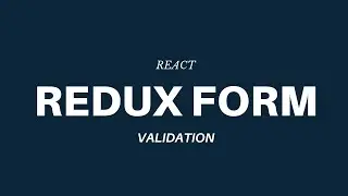 ReduxForm validation