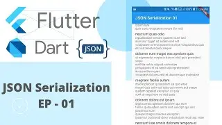 JSON  Data Serialization ( EP - 01 ) || Flutter In Nepali   || 