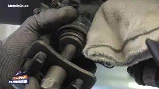 Changing the rear axle brake (HA) on the Audi A8 - [TUTORIAL]