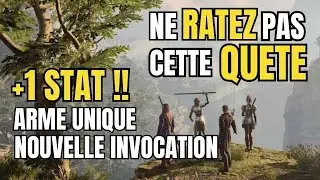 CETTE QUETE DONNE +1 POINT DE STAT 😱 UNE ARME UNIQUE ET UNE INVOCATION  GUIDE BALDUR'S GATE 3