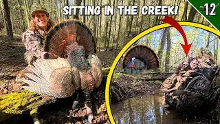 We Setup IN THE WATER! - South Carolina Turkey Hunting