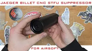 Jaeger Precision STFU CNC Billet Airsoft Suppressor