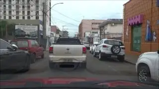 Dirigindo em São Borja, Rio Grande do Sul. Driving in Brazil - MAIO 2017