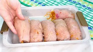 You can lay out everything in layers, but I like to roll it up better!