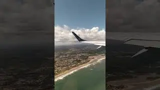 Decolando em Ilhéus com destino a Salvador. Decolando em Salvador com destino a Ilhéus.
