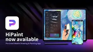HiPaint New Update for Android, Custom UI, Multi-Layer Liquify | Digital Drawing App
