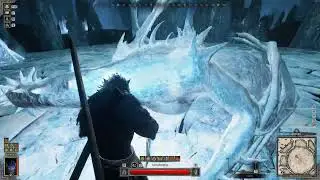 Dark and Darker cheater using cheats to kill ice dragon