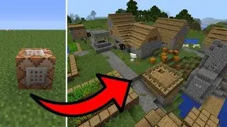 Minecraft PE - How To Spawn Villages With Commands!