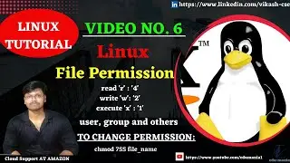 Lecture-6 Final Permission in Linux | Linux Playlist | AI tools | Amazon | DevOps