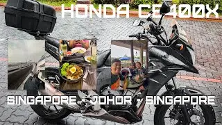 NEKAT NGE-BUCIN MOTORAN DI NEGERI SEBERANG‼️SINGAPURA - JOHOR - SINGAPURA PP‼️🤦‍♂😂⛽ || HONDA CB400X