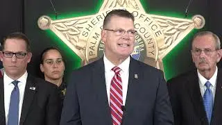 Trump Assassination Attempt Second Press Conference by PBSO in West Palm Beach, Florida