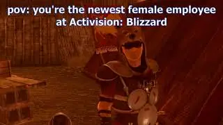 POV: You're The Newest Female Employee at Blizzard (tw in description)