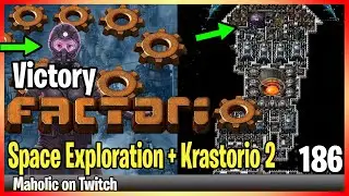 ⚙️Factorio ➡️ Spaceship Victory 346 hours later ✅  ➡️Space Exploration + Krastorio 2 🏭⚙️| Gameplay