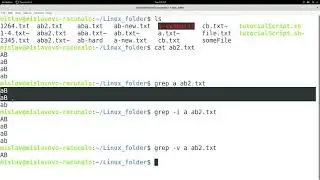 Linux Tutorial Series - 48 - The grep command