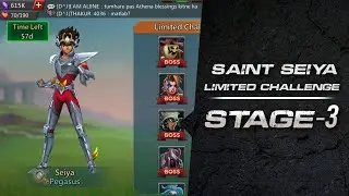 Lords Mobile: Saint Seiya  Limited Challenge Stage 3 | Cosmo Unleashed