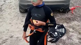 ...одна из поездок Ягорлык...кайтсерфинг