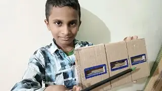 How to make Magic pencil box from cardboard / Kanish ideas